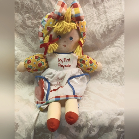 EDEN My First Playmate Plush DOLL With Two Teeth  CLEAN! - Picture 1 of 4